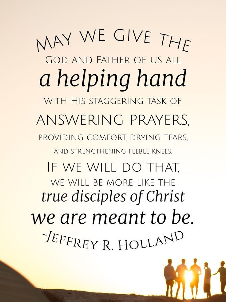 Lds Quotes On Kindness
 A helping hand Charity