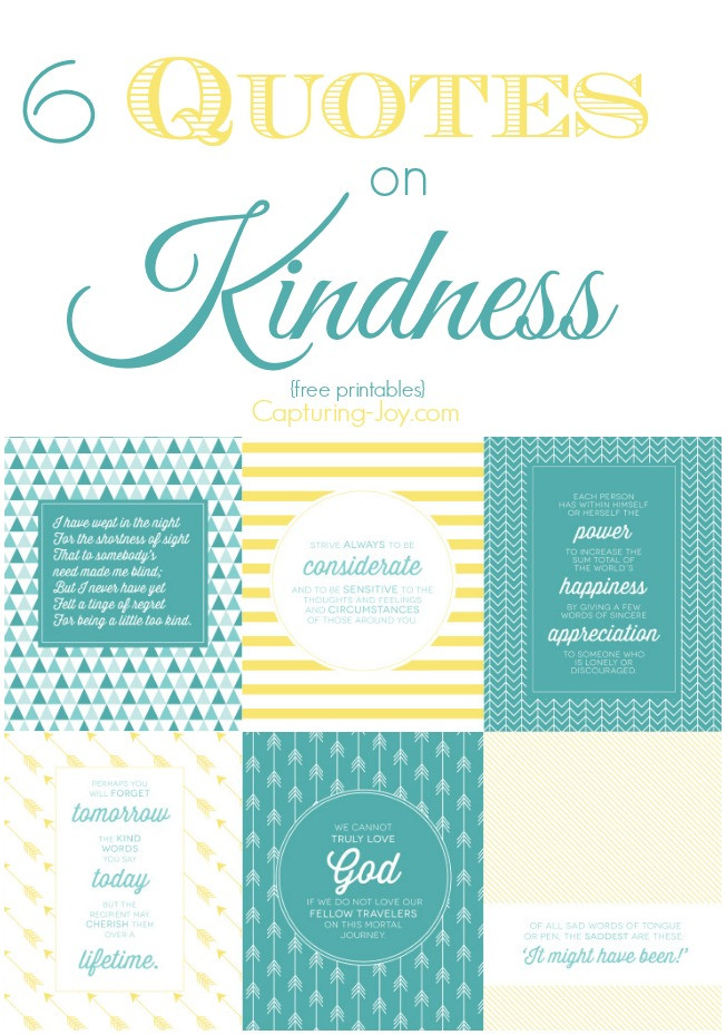 Lds Quotes On Kindness
 Kindness Begins with Me