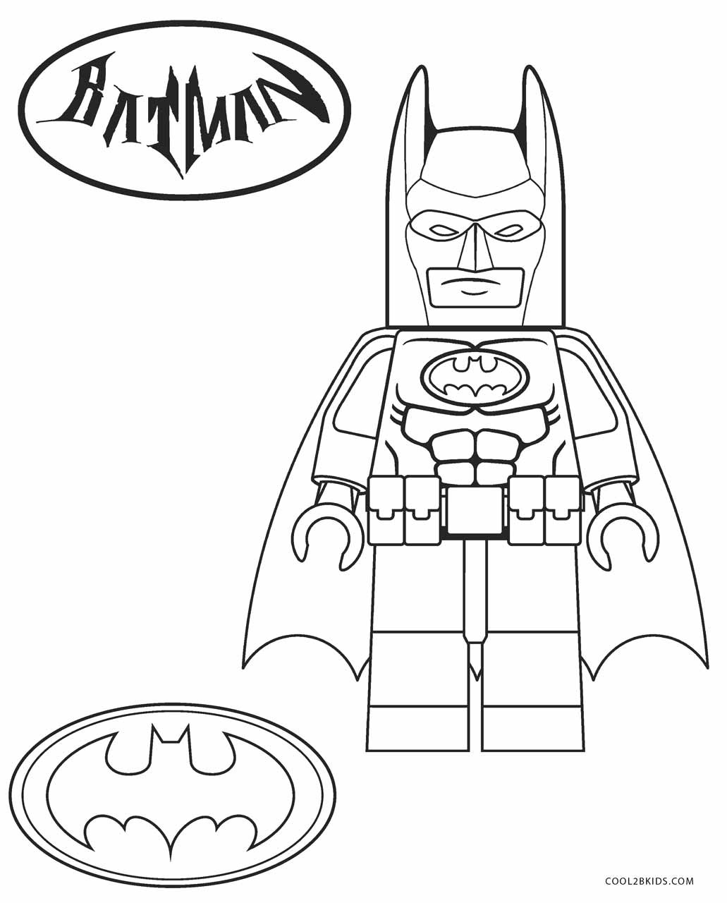 Lego Batman Printable Coloring Pages
 Free Printable Lego Coloring Pages For Kids