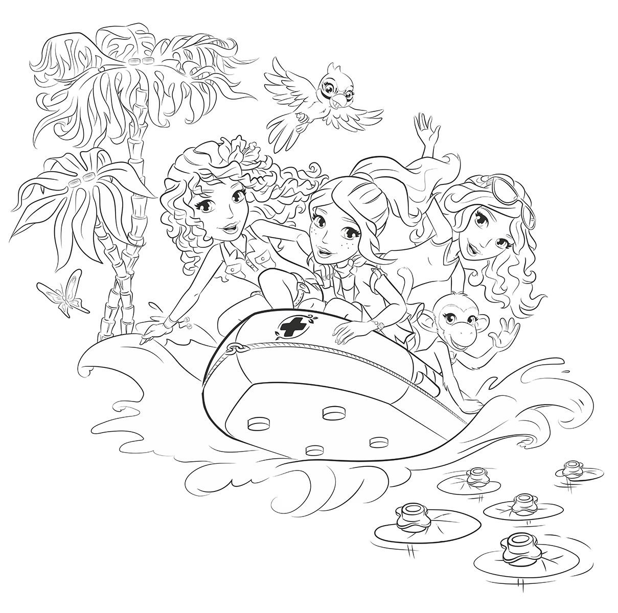 Lego Girls Coloring Pages
 AZ Coloring Tons of Free Coloring Pages