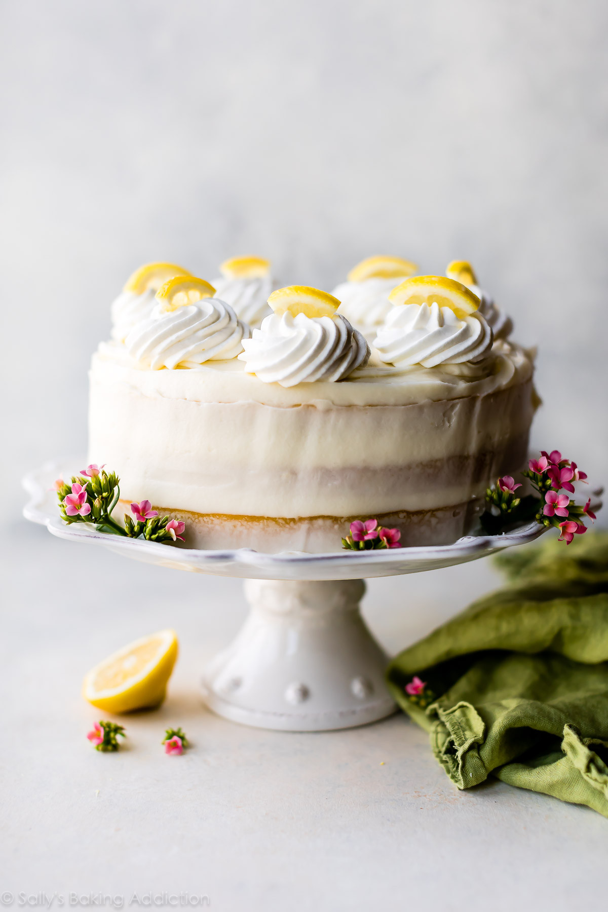 Lemon Birthday Cake Recipes
 Lemon Layer Cake with Lemon Cream Cheese Buttercream