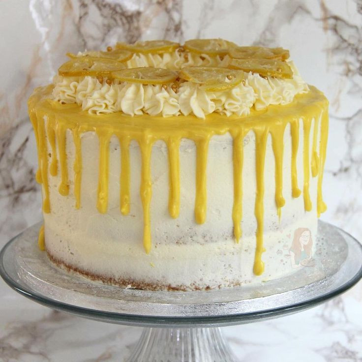 Lemon Birthday Cake Recipes
 Lemon Drizzle Drip Cake for a friends Birthday