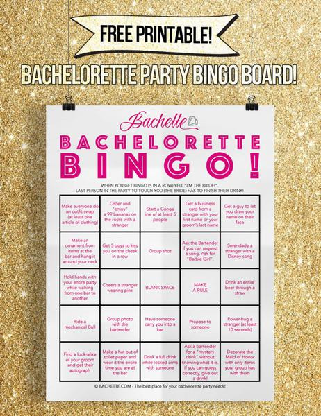 Lesbian Bachelorette Party Ideas
 Free printable Bachelorette Bar Crawl Bingo game – Bachette