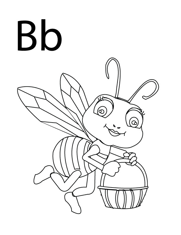 Letter B Coloring Pages For Toddlers
 Free Coloring Pages Letter B Coloring Page AZ Coloring