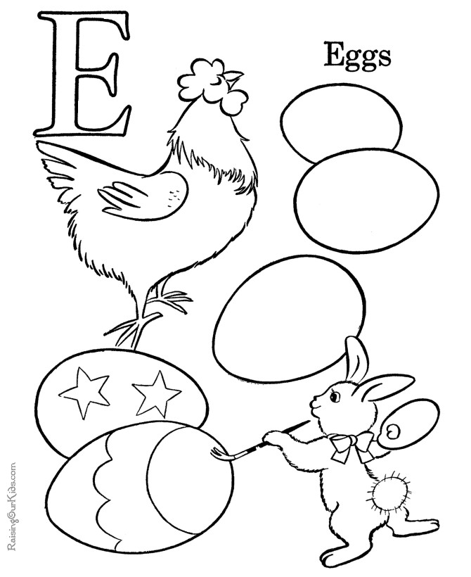 Letter E Coloring Pages For Toddlers
 Free Printable Alphabet Letters A Z