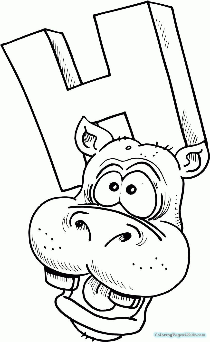 Letter H Coloring Pages For Toddlers
 My Letter H Coloring Pages