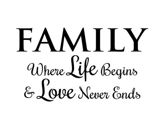 Life And Family Quotes
 Wall Quotes Wall Sayings Family Quotes Family by StickerHog