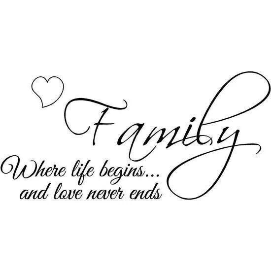 Life And Family Quotes
 Family Where life begins d love never ends