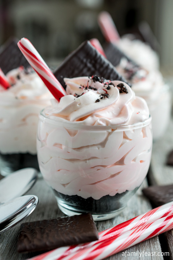 Light Holiday Desserts
 No Bake White Chocolate Peppermint Cheesecakes A Family