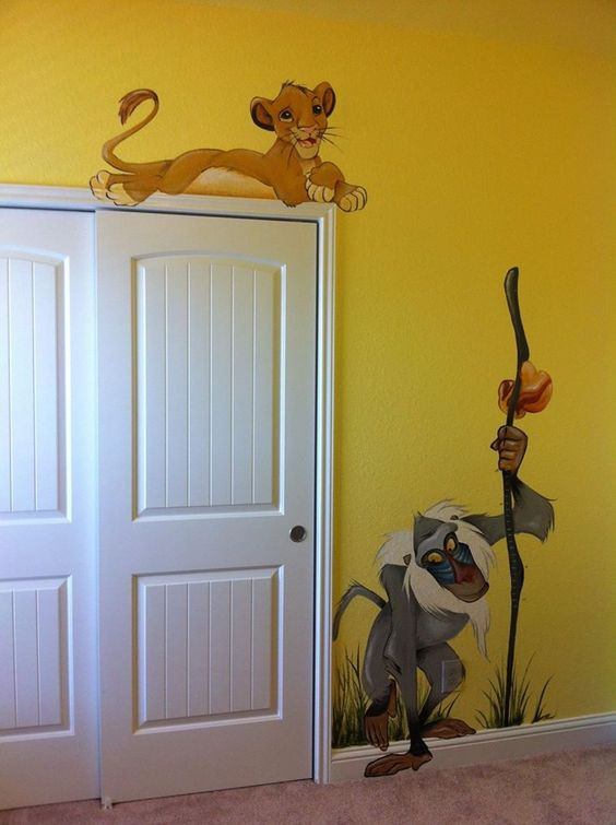 Lion King Baby Room Decor
 Murals Lion and King on Pinterest