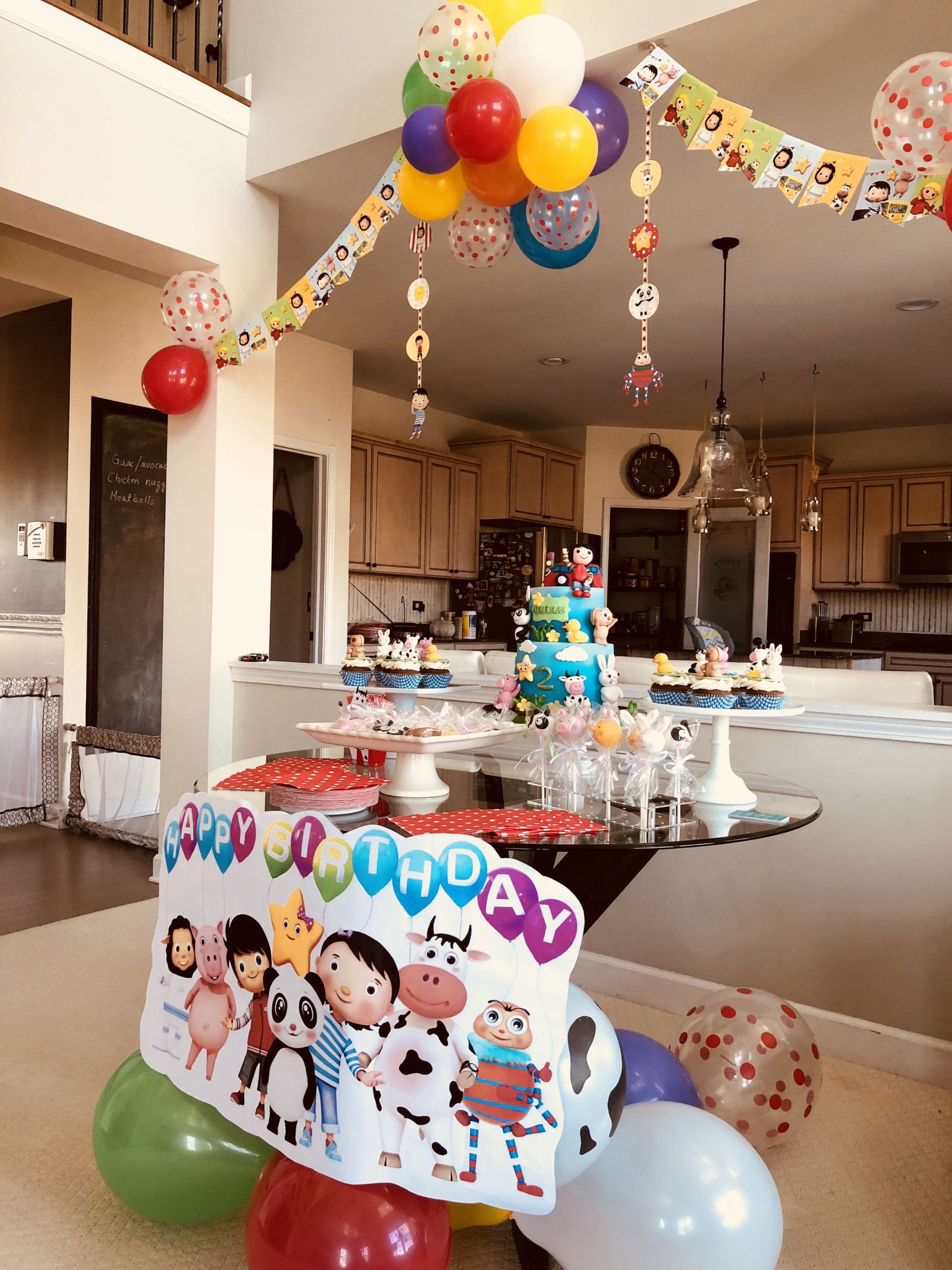 Little Baby Bum Party Theme
 LBB cake table set up Little Baby Bum