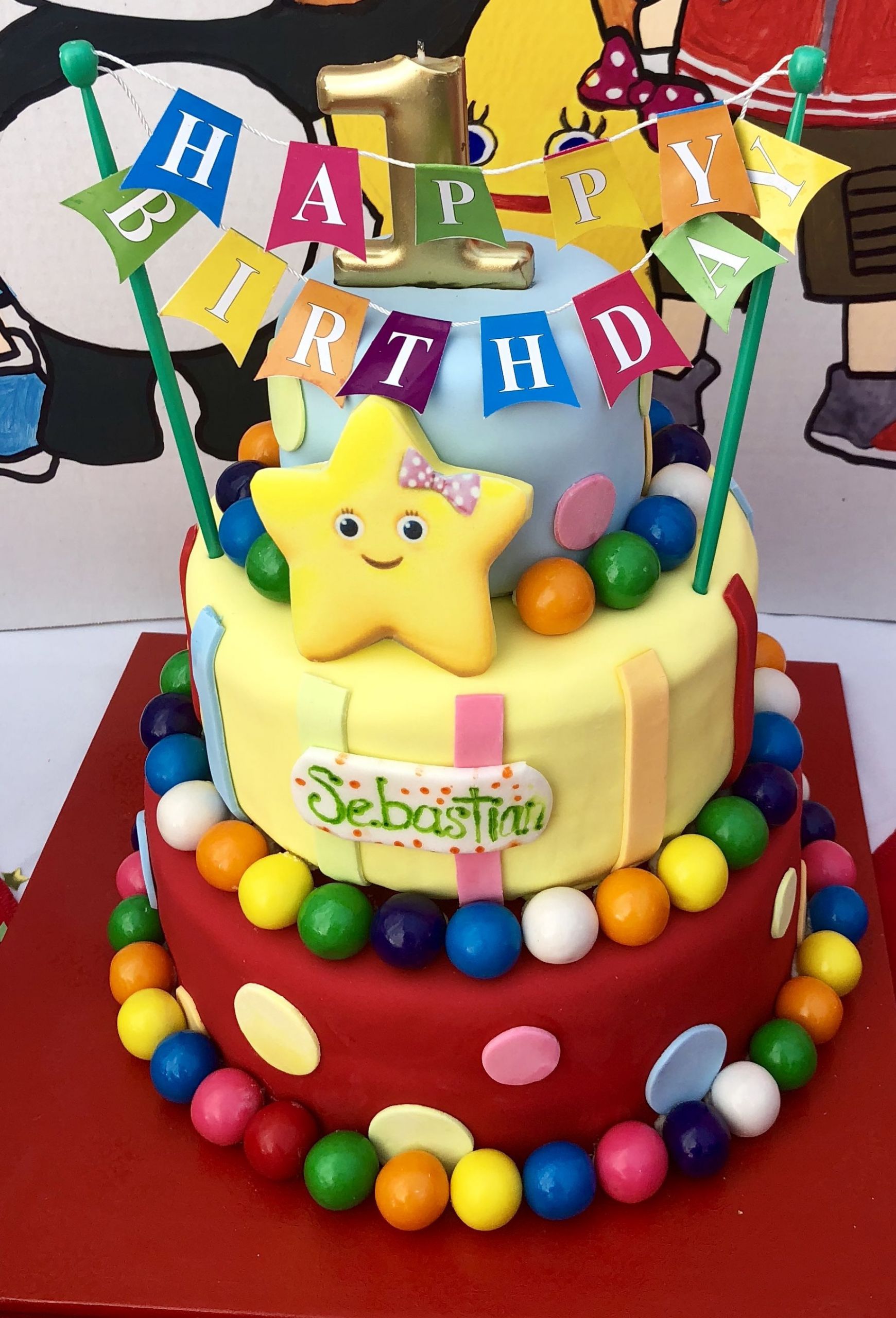 Little Baby Bum Party Theme
 Little baby bum cake Eliana s 1st bday in 2019