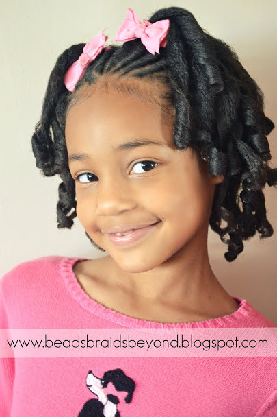 Little Girl Flat Twist Hairstyles
 Beads Braids and Beyond Little Girls Natural Hairstyle