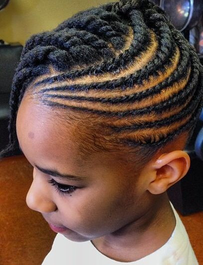 Little Girl Flat Twist Hairstyles
 Flat twist and two strand twist natural hairstyle for
