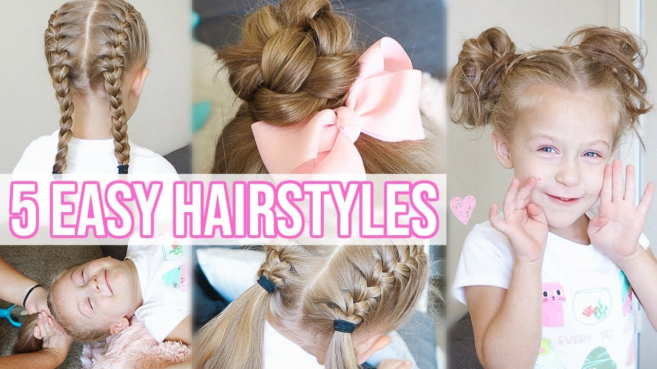 Little Girl Hairstyle Videos
 5 EASY HAIRSTYLES FOR LITTLE GIRLS