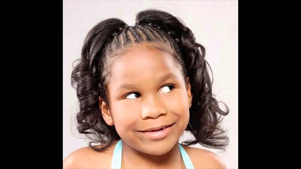 Little Girl Hairstyles African American
 African American Little Girl Kids Ponytail Hairstyles