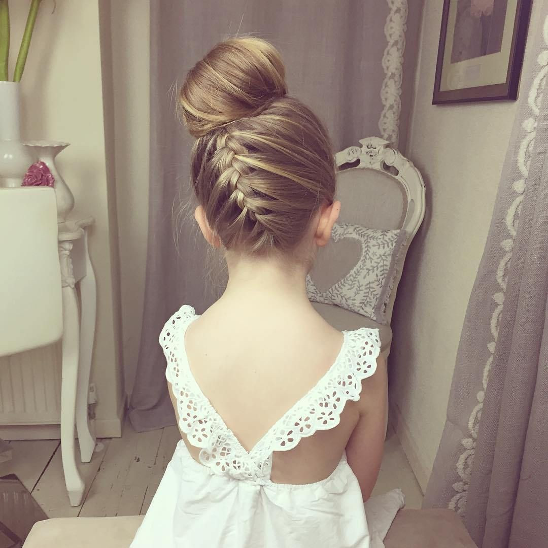 Little Girl Updo Hairstyles
 40 Cool Hairstyles for Little Girls on Any Occasion in
