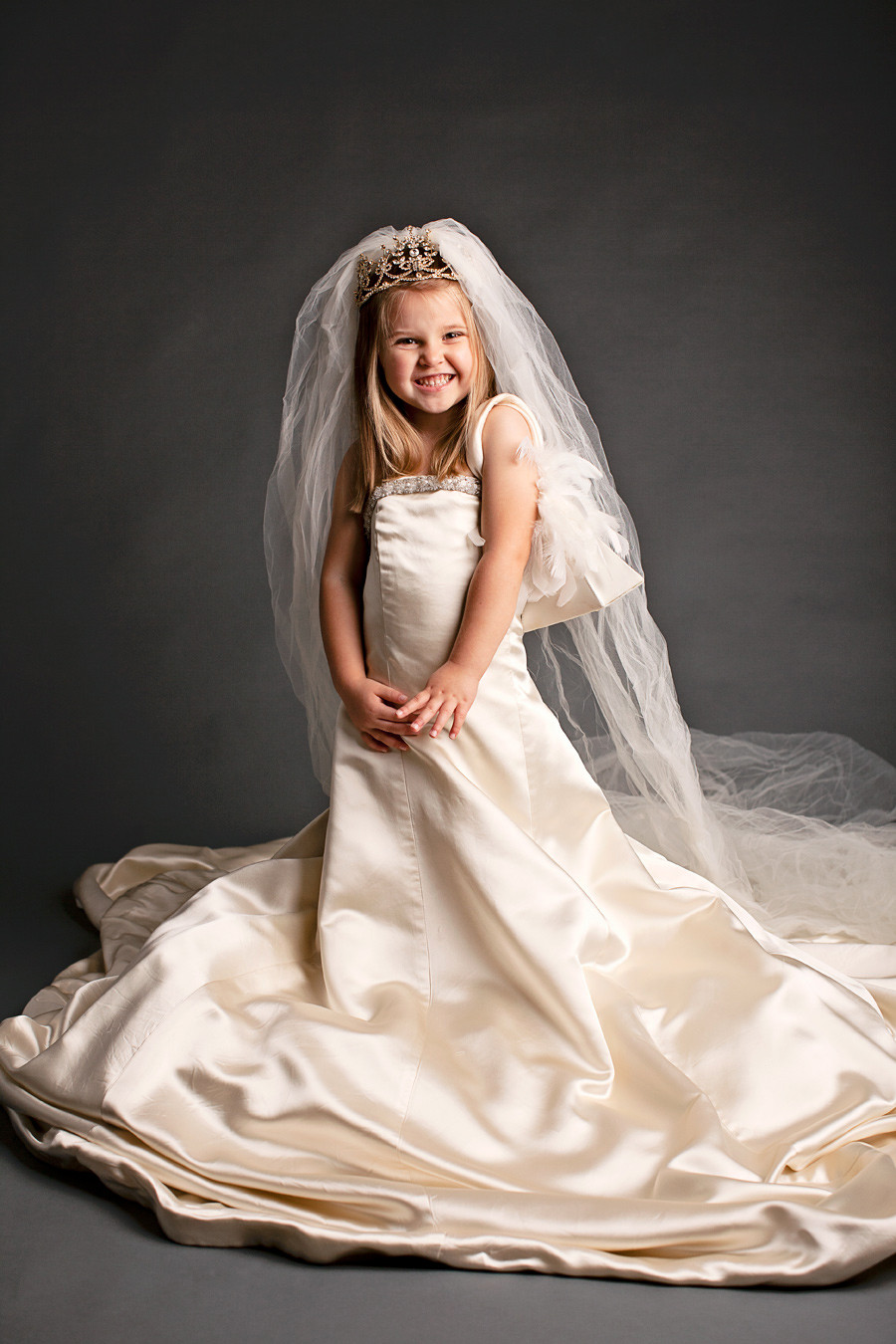 Little Girl Wedding Dresses
 Dress Up s for Little Girl in Her Mother s Wedding Dress
