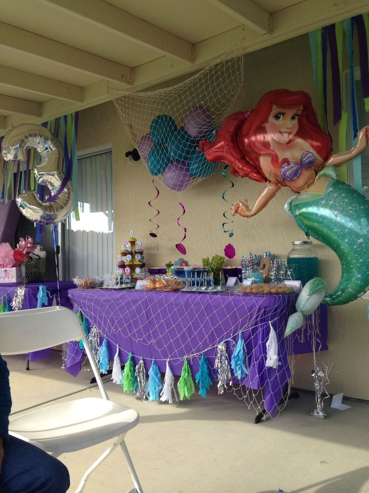Little Mermaid Birthday Decorations
 Pin by Tania Mendoza on Ariel bday