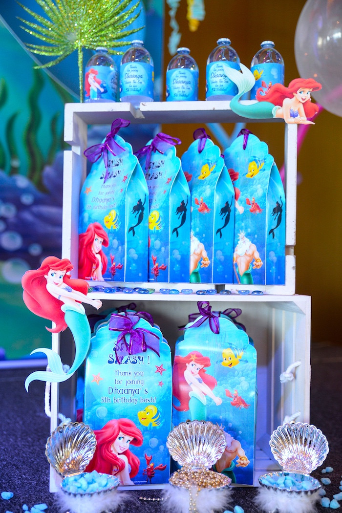 Little Mermaid Birthday Decorations
 Kara s Party Ideas Ariel the Little Mermaid Birthday Party