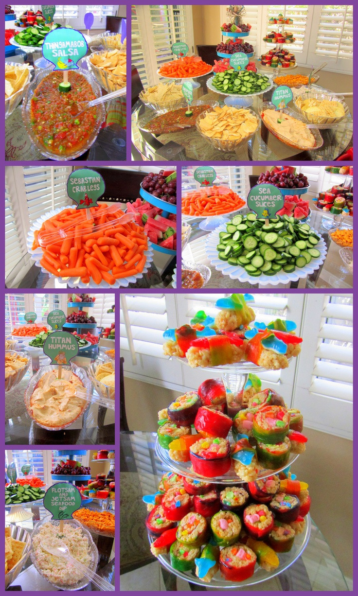 Little Mermaid Birthday Party Food Ideas
 Little Mermaid food ideas