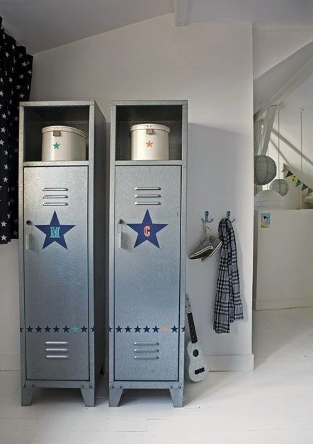 Locker Kids Room
 Ways to Use Metal Lockers in Kids Rooms