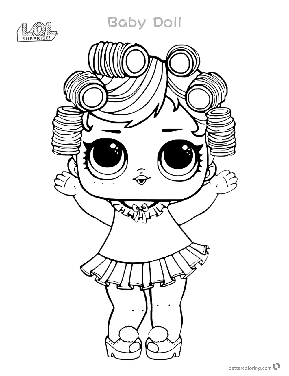 Lol Doll Coloring Pages Printable
 Lol Dolls Coloring Pages at GetDrawings