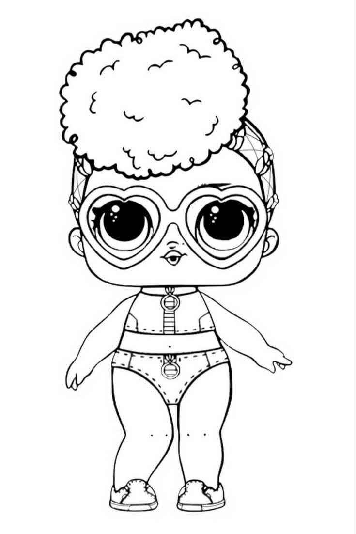 Lol Doll Coloring Pages Printable
 31 best Lol dolls images on Pinterest