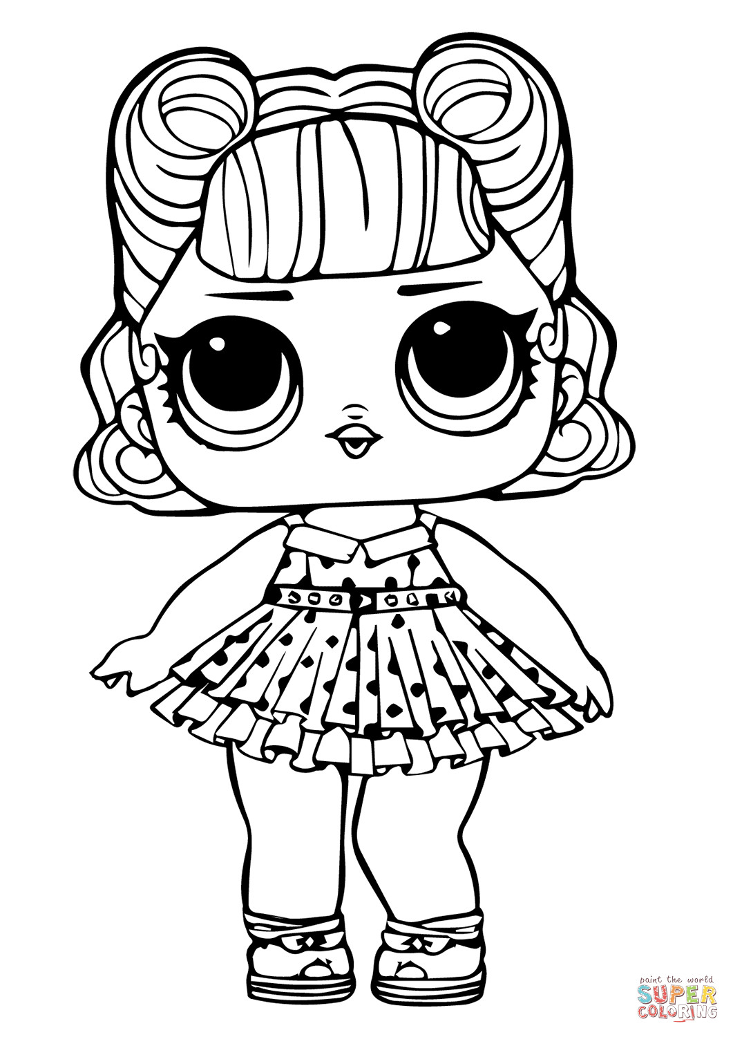 Lol Printable Coloring Pages
 LOL Doll Jitterbug coloring page