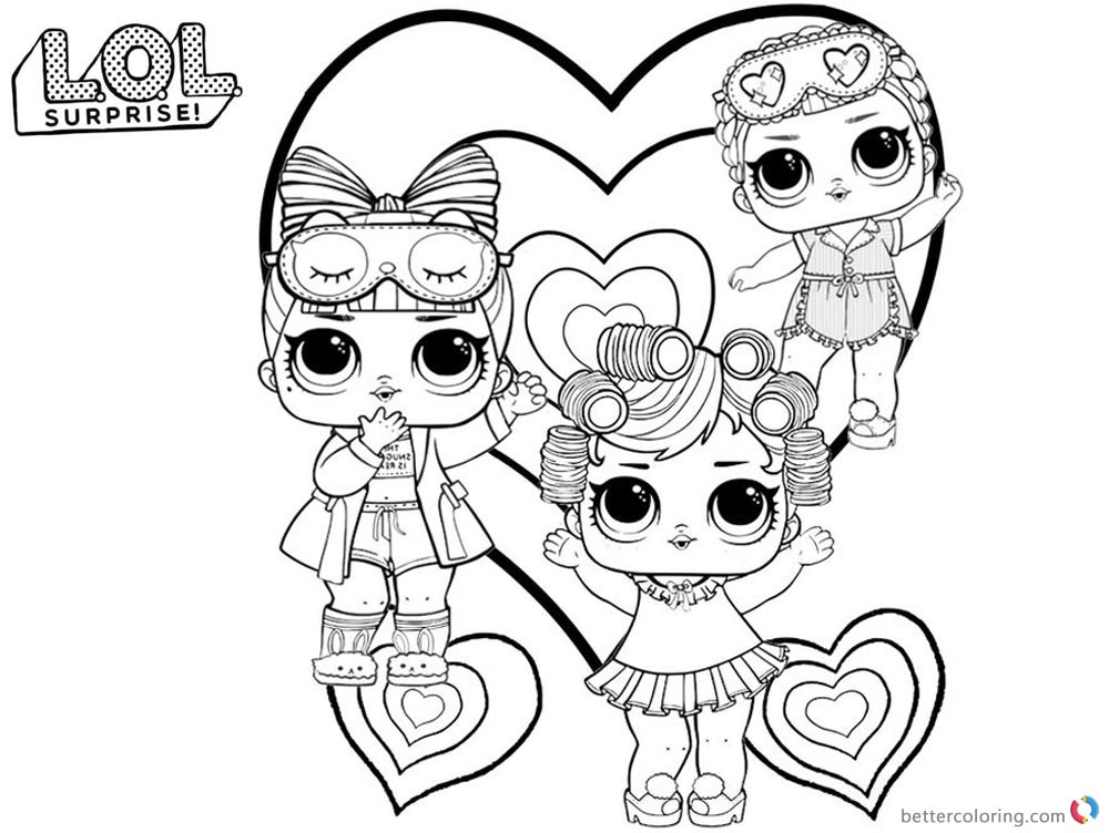 Lol Printable Coloring Pages
 Cute LOL Coloring Pages Free Printable Coloring Pages