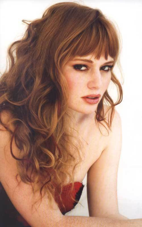 Long Curly Hairstyles With Bangs
 45 Best Hairstyles For Long Hair With Bangs