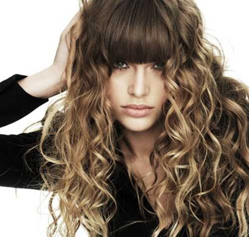 Long Curly Hairstyles With Bangs
 30 Best Curly Hair with Bangs