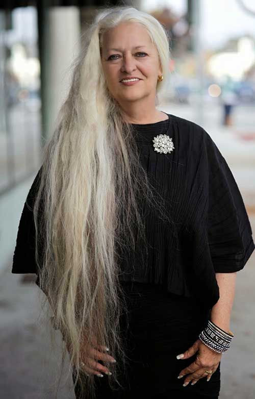 Long Hairstyles For Older Ladies
 Older Women with Long Hair Long Hairstyles 2015