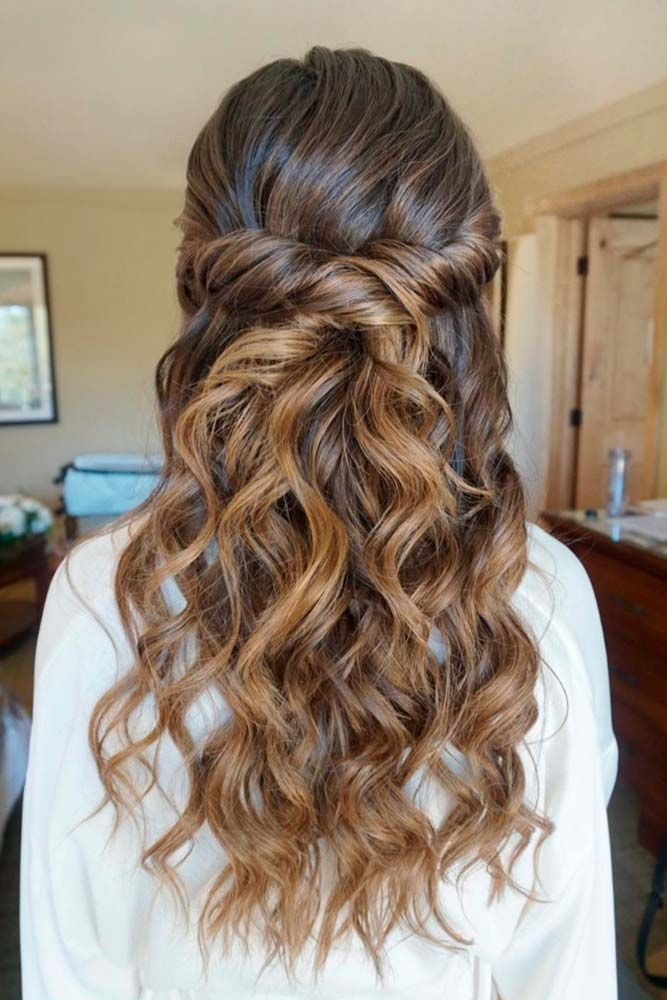 Long Hairstyles For Wedding Bridesmaid
 30 Chic Half Up Half Down Bridesmaid Hairstyles
