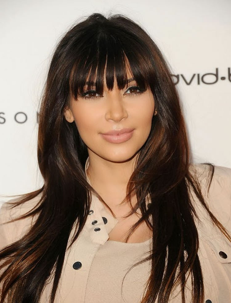 Long Hairstyles With Bangs For Women
 100 Cute Inspiration Hairstyles with Bangs for Long Round