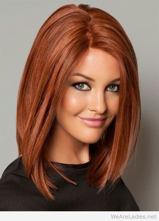 Longer Style Haircuts
 long bob hairstyle red Google Search