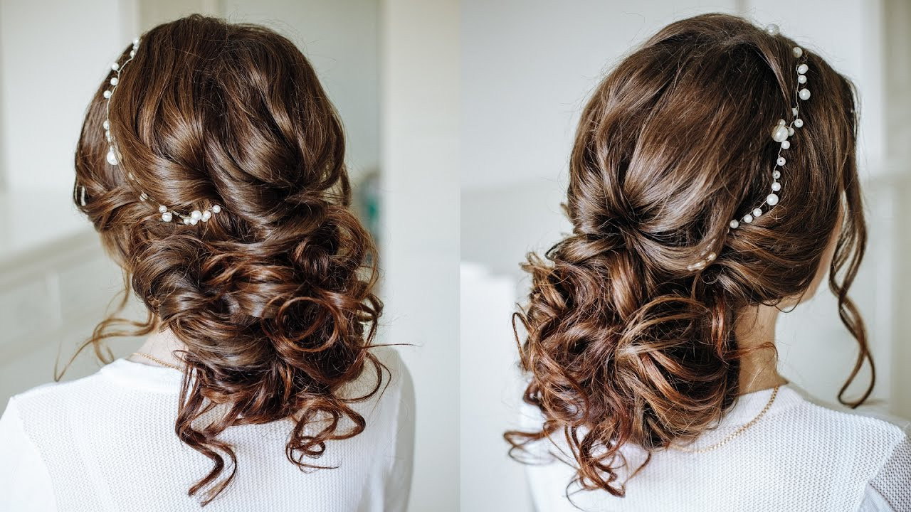 Loose Hairstyles For Wedding
 Easy romantic wedding hairstyle for long medium hair