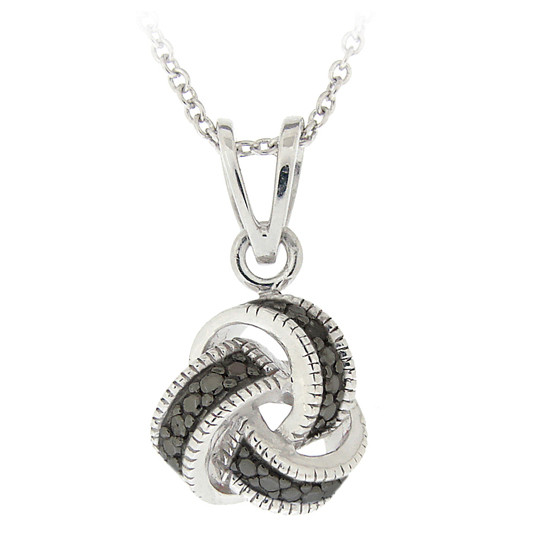 Love Knot Necklace
 Diamond Accented Love Knot Jewelry