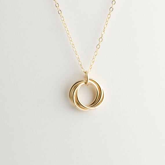 Love Knot Necklace
 14k Gold Fill Infinity Love Knot Necklace