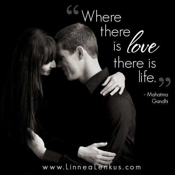 Love Life Inspirational Quotes
 Love is life Inspirational Quote by Mahatma