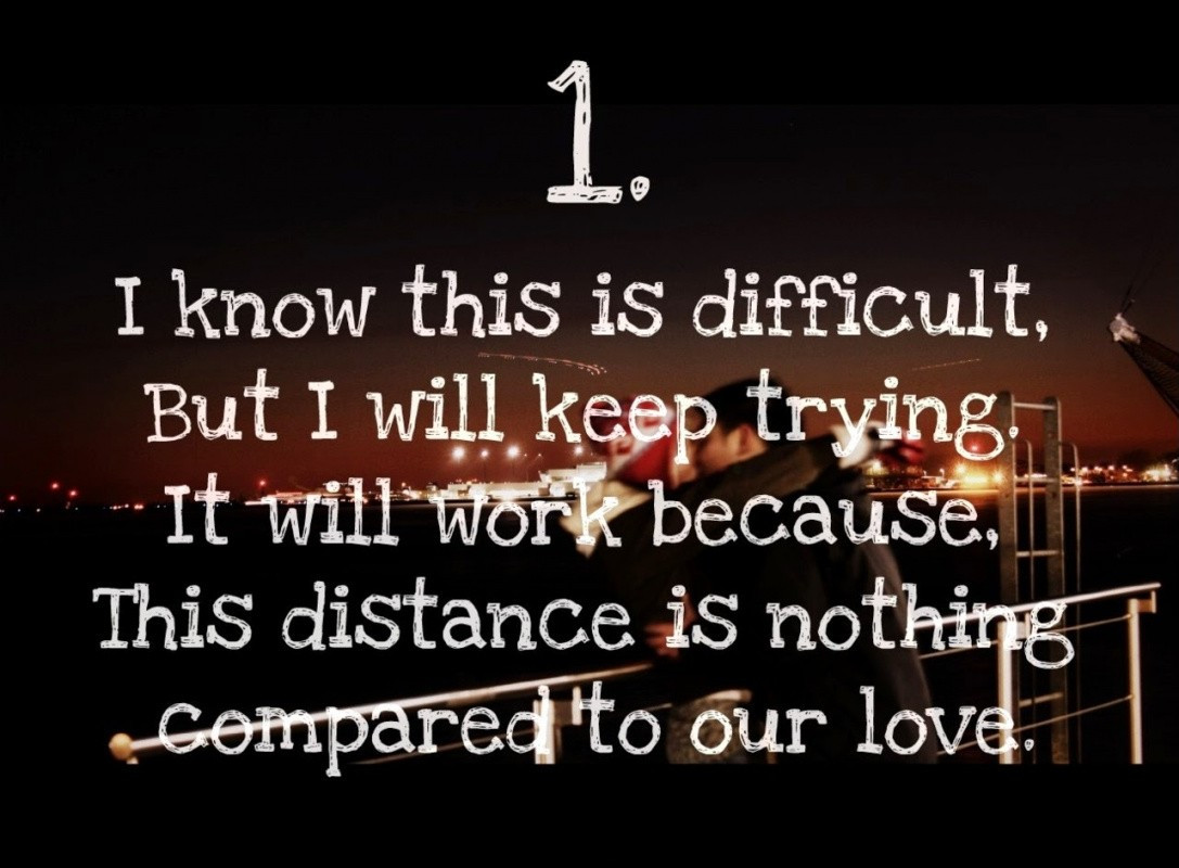 Love Quote For Him Long Distance
 Long Distance Relationship Quotes & Sayings