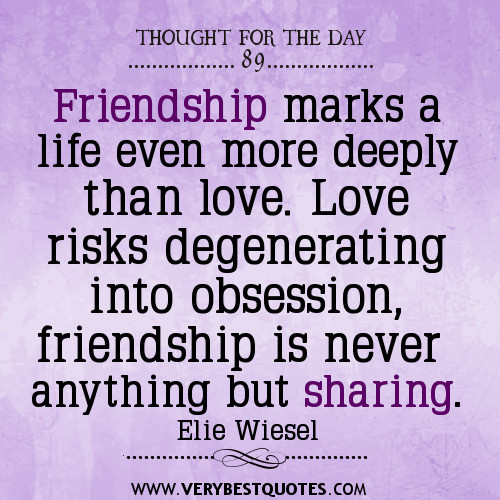 Love Quote Of The Day
 Quotes About Love And Friendship QuotesGram