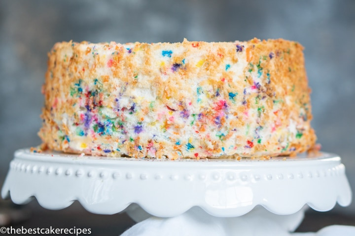 Low Calorie Birthday Cake
 Funfetti Angel Food Cake Recipe Low Fat Easy Sprinkle