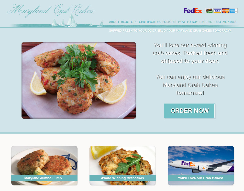 Low Calorie Crab Cakes
 Maryland Crab Cakes line Provides Healthy Options for