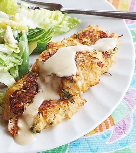 Low Calorie Crab Cakes
 Recipe for Low Fat Baked Crab Cakes