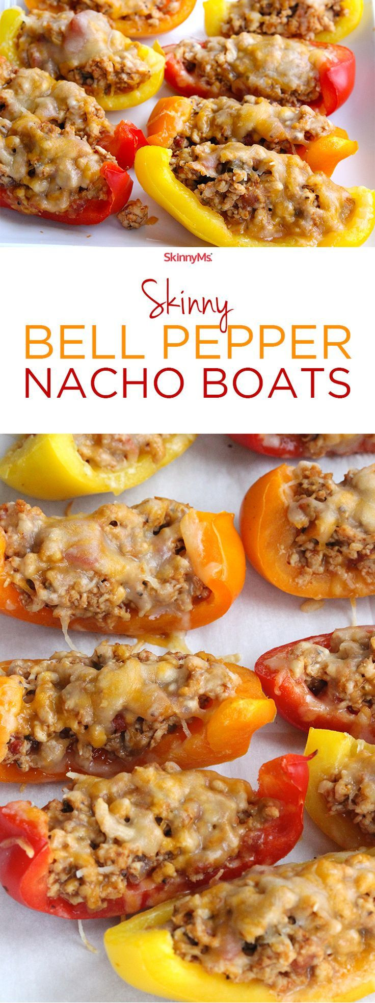 Low Calorie Nachos
 Skinny Bell Pepper Nacho Boats Recipe Keto t