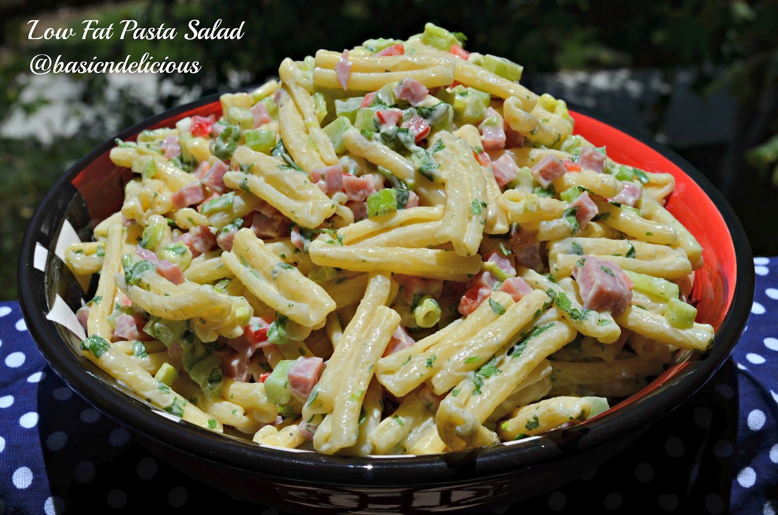 Low Calorie Pasta Salad Recipes
 BASIC N DELICIOUS LOW FAT PASTA SALAD 4th OF JULY