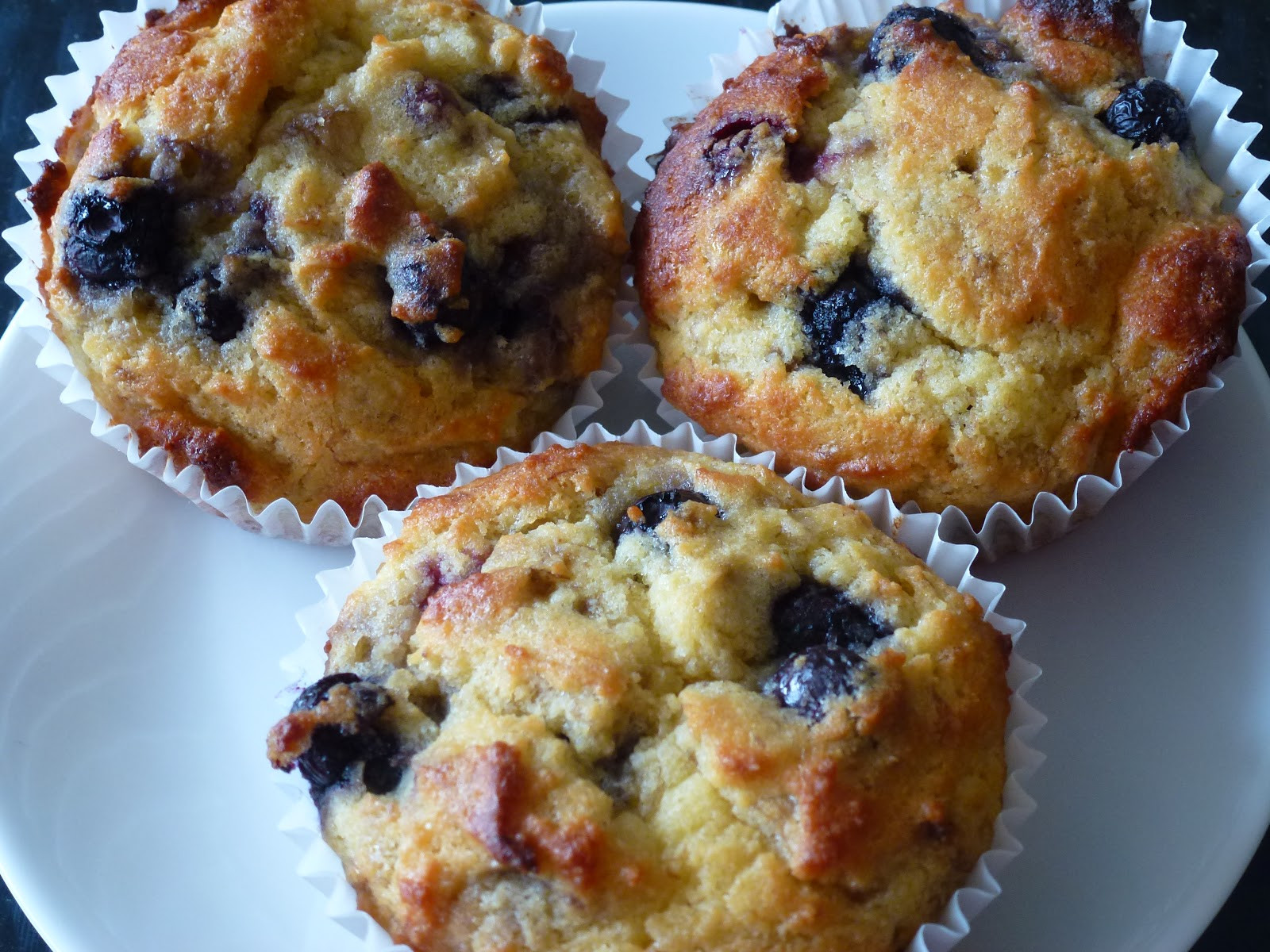 Low Carb Banana Bread Muffins
 No techno stuff allowed LOW CARB BANANA BLUEBERRY MUFFINS