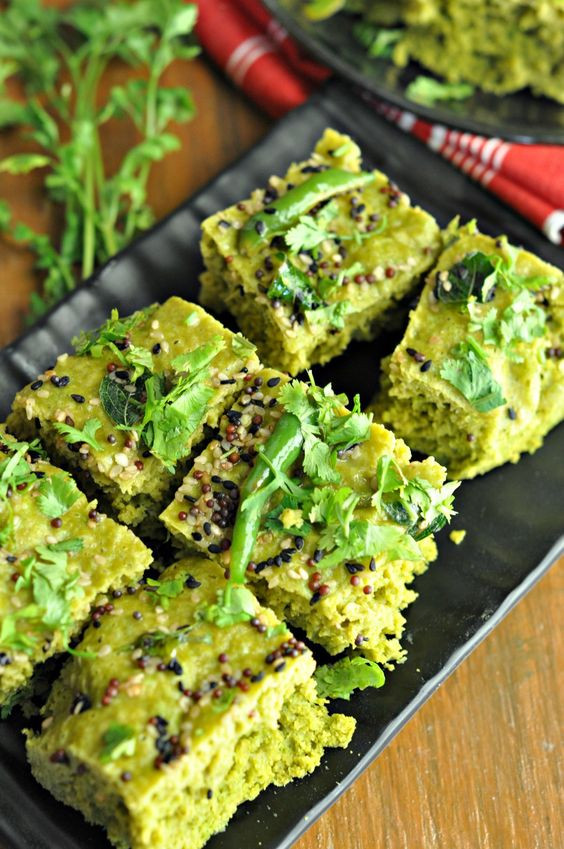 Low Carb Indian Recipes
 Sprouts Dhokla