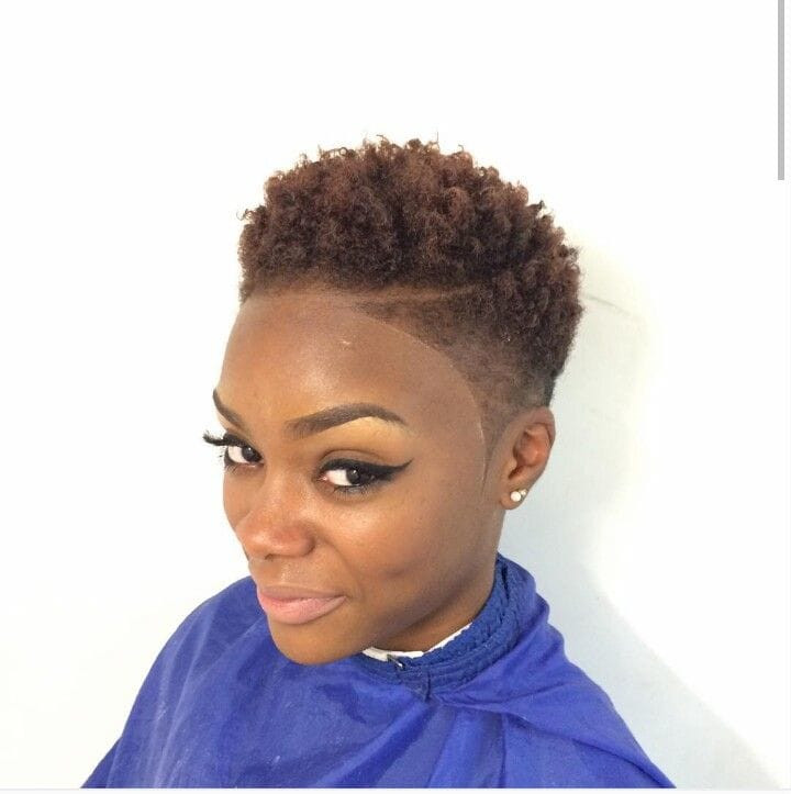 Low Cut Natural Hair
 Low cut hairstyle for round face Naij Nigeria